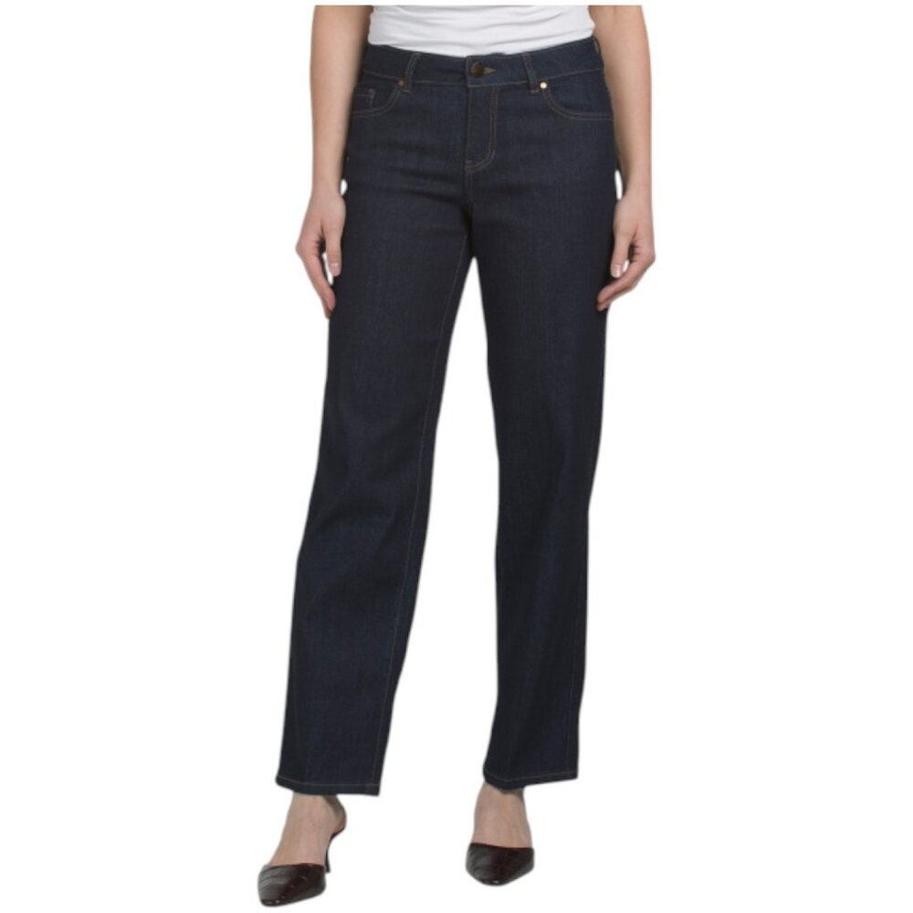 D. JEANS Mid Rise Slouchy Straight Leg Jeans